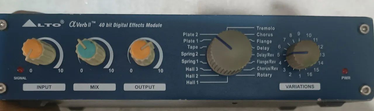 Processador de efeito Alto AlphaVerb II - Foto 3