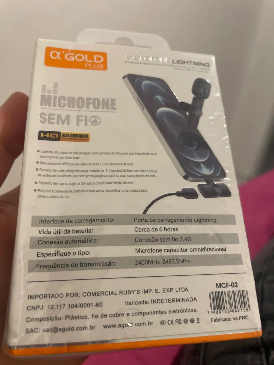 Microfone de lapela  - Foto 2