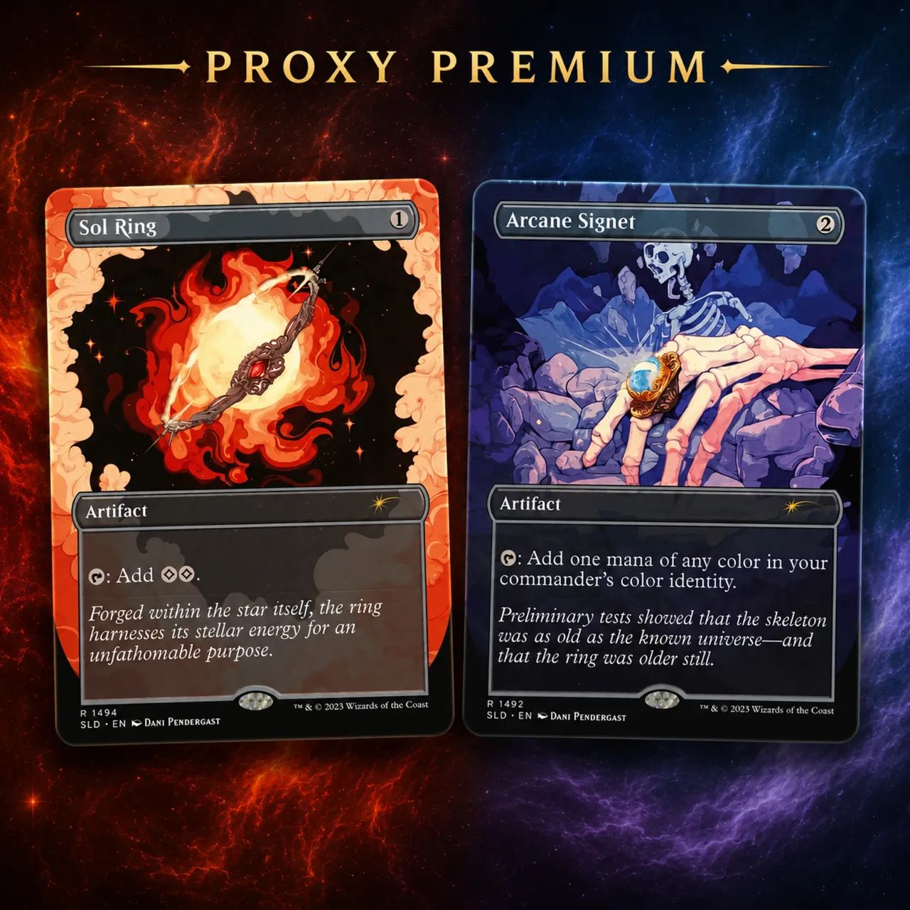 Deck commander proxy premium encomenda - Foto 5
