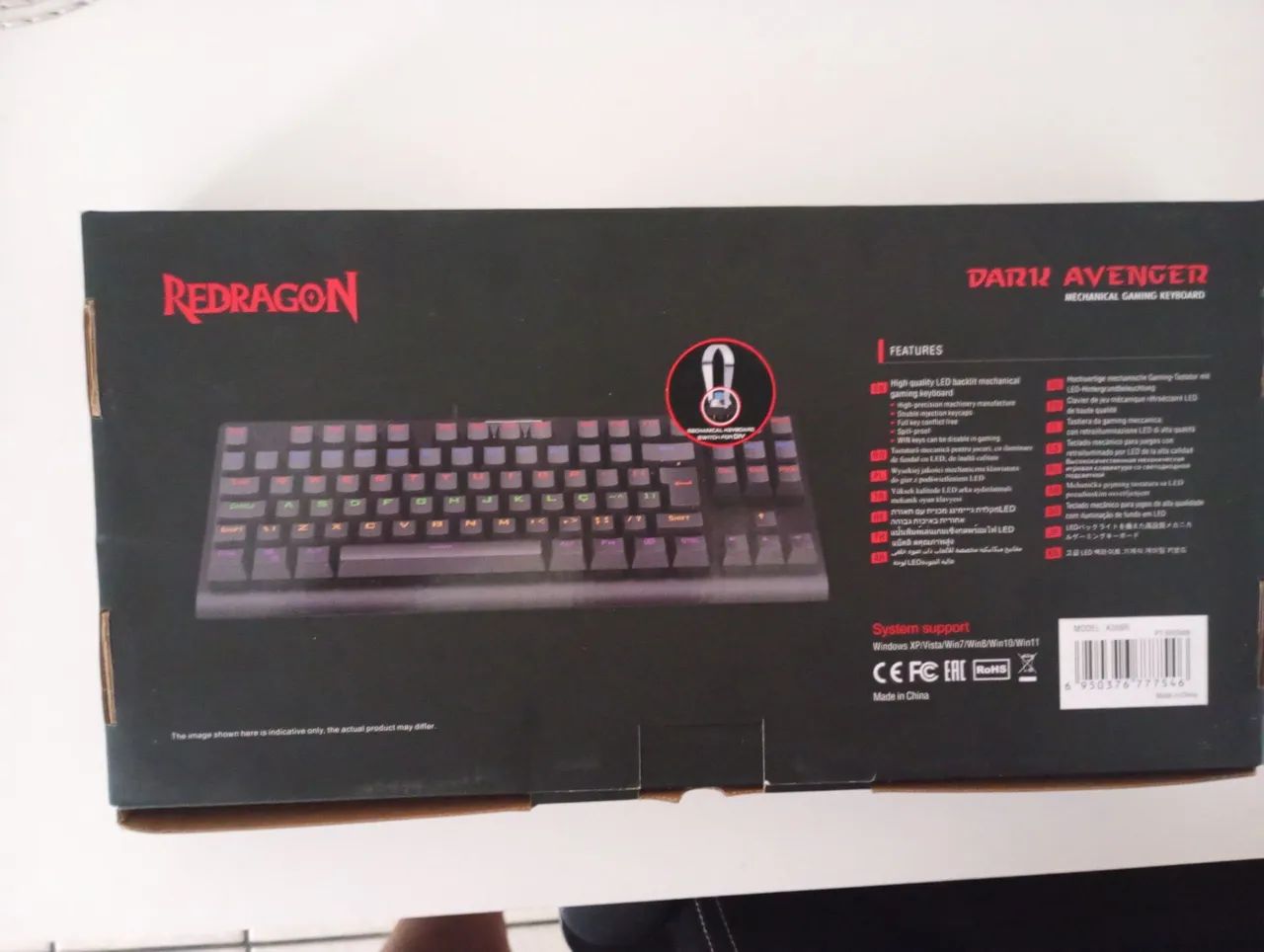 Teclado Mecânico Redragon Dark Avenger - Foto 2