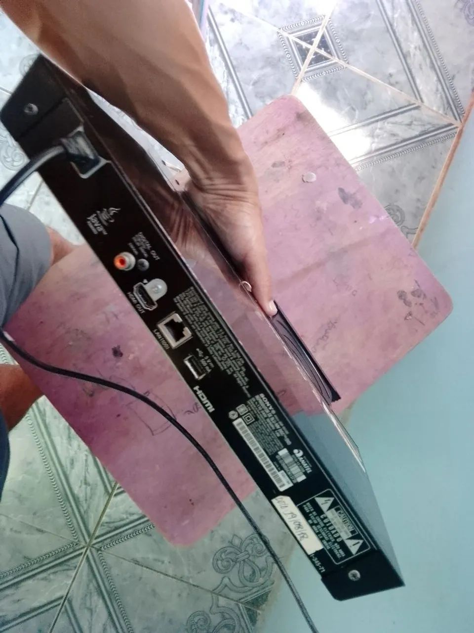 Aparelho Blu ray e cd sony 3d