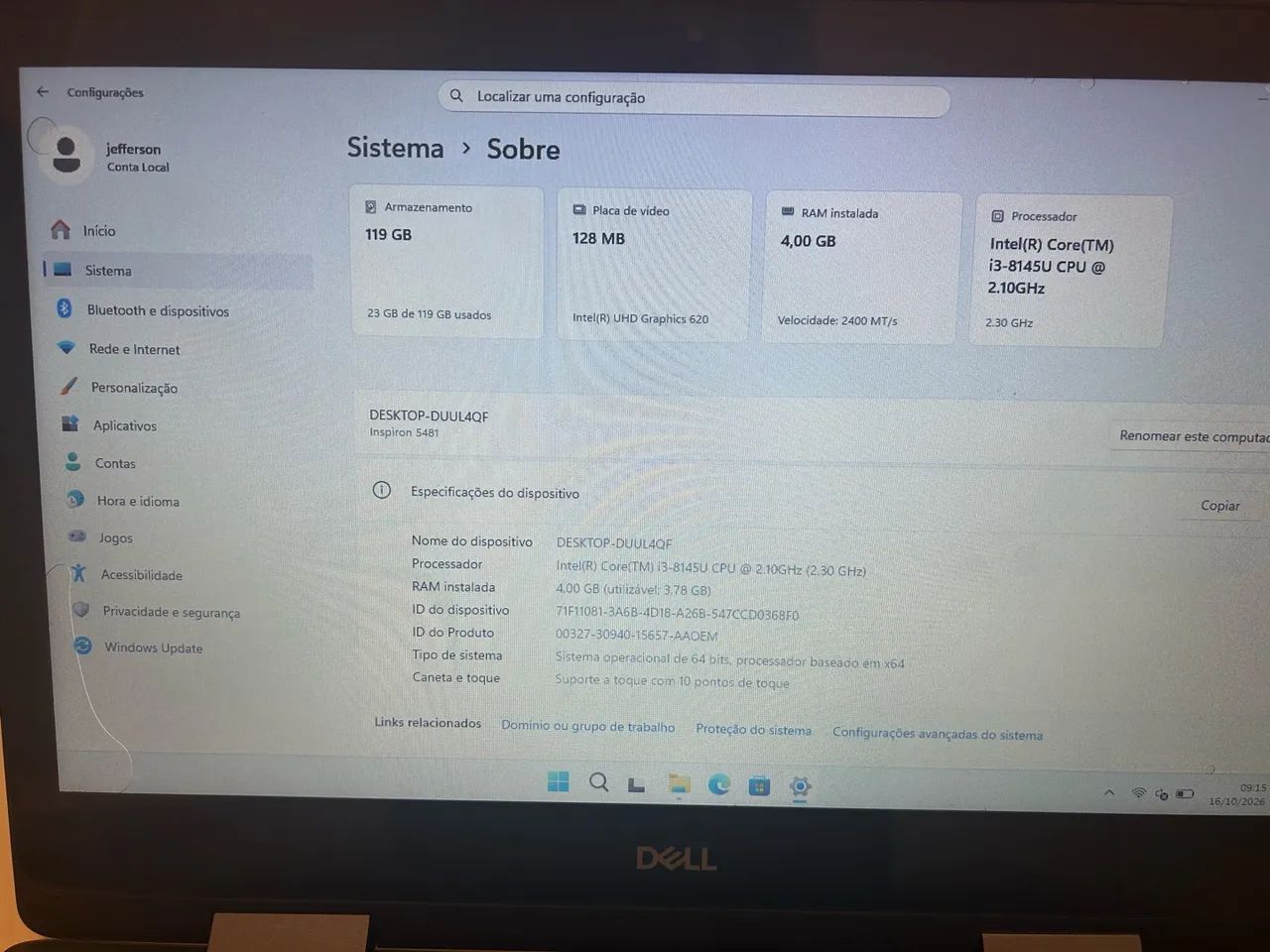 Notebook Dell Inspiron 14" i3 - Foto 2