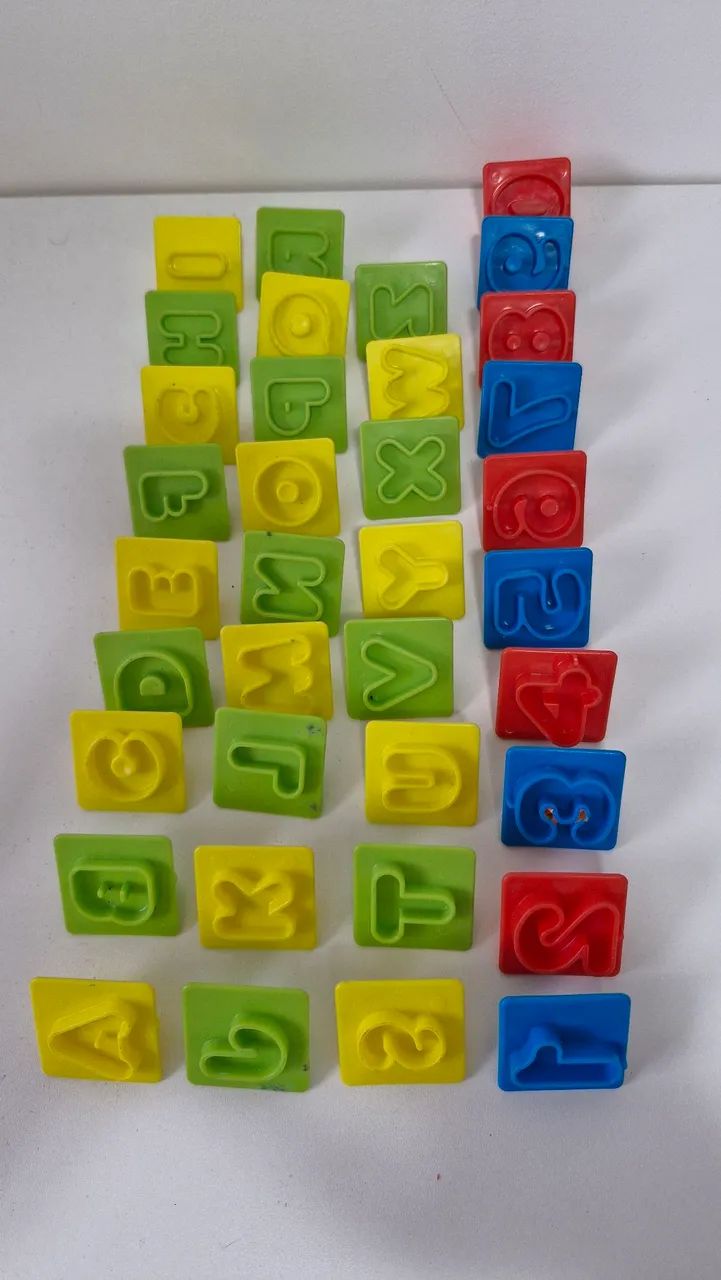 PlayDoh Letras e Números 
