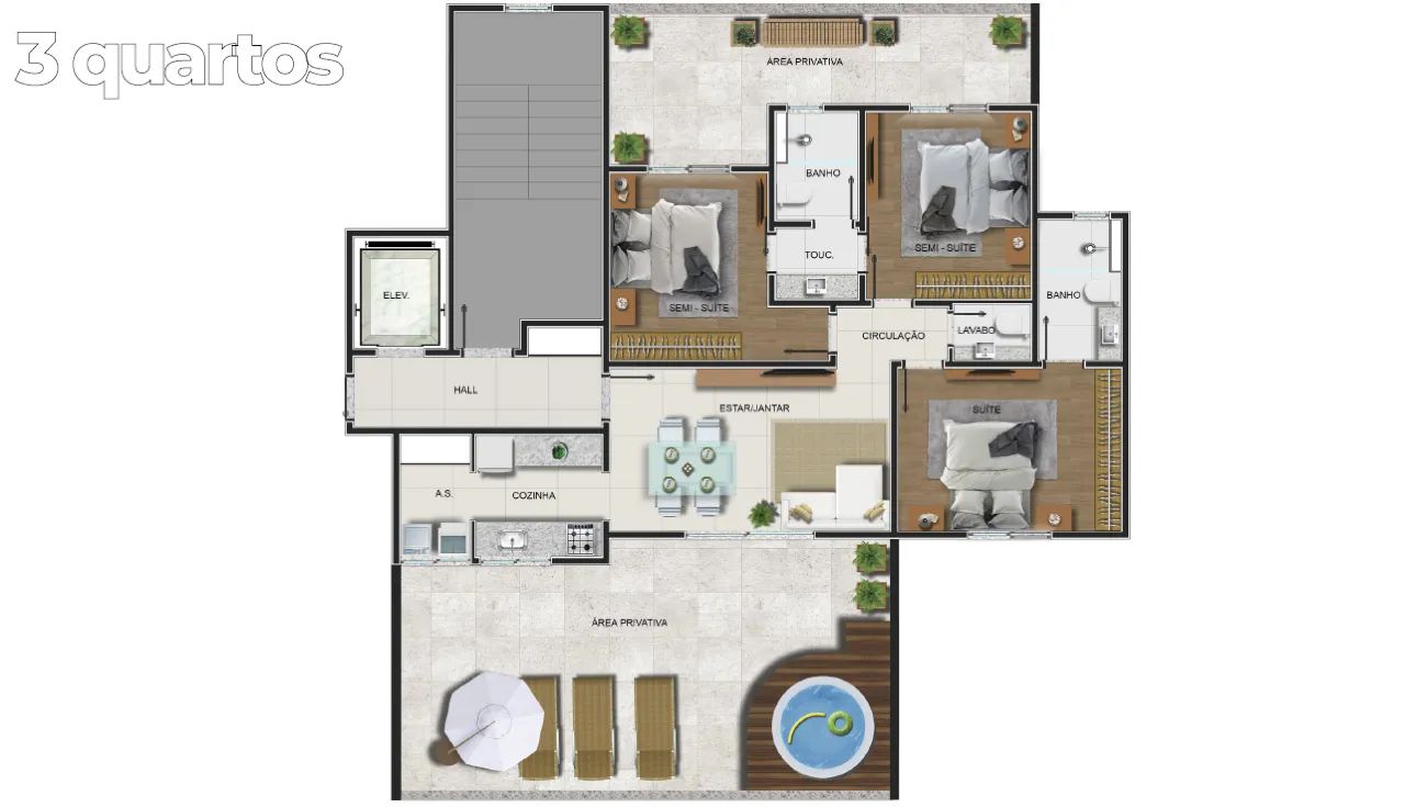 Apartamento 3 quartos à venda no Anchieta - Foto 3