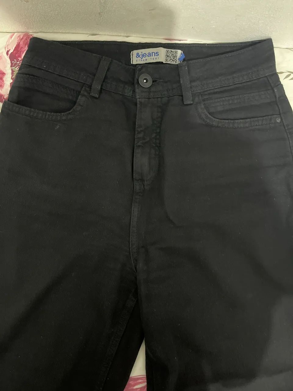 Calça jeans feminina preta 