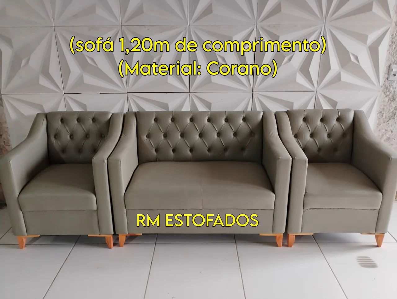 Sofá para barbearia ou salão de beleza a pronta entrega 