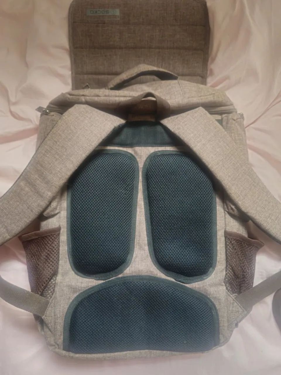 Mochila Socko SH672 Original Notebook até 17.3 Polegadas - Nylon Canvas Impermeável - Foto 3