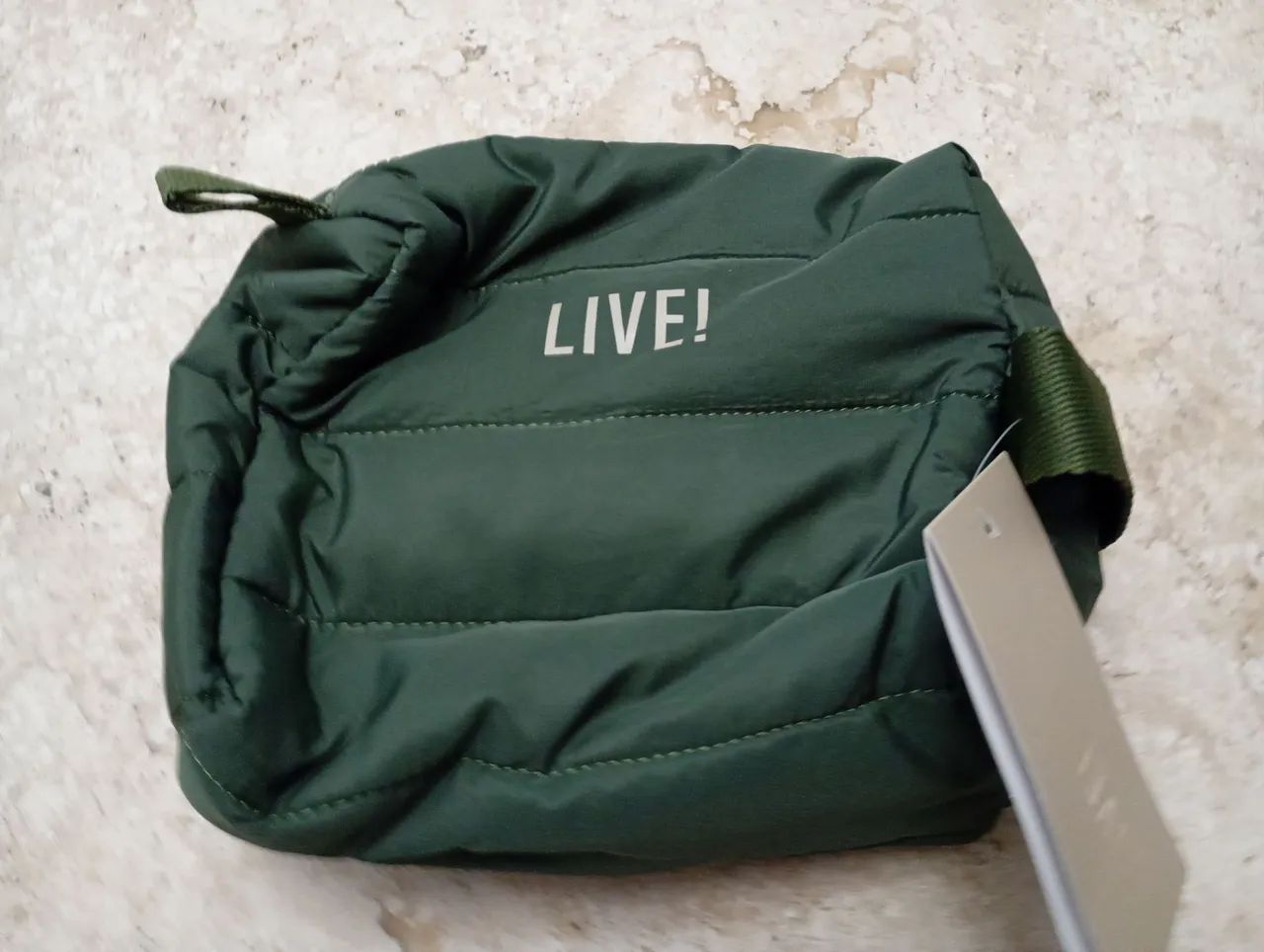Necessaire Live! Verde militar 