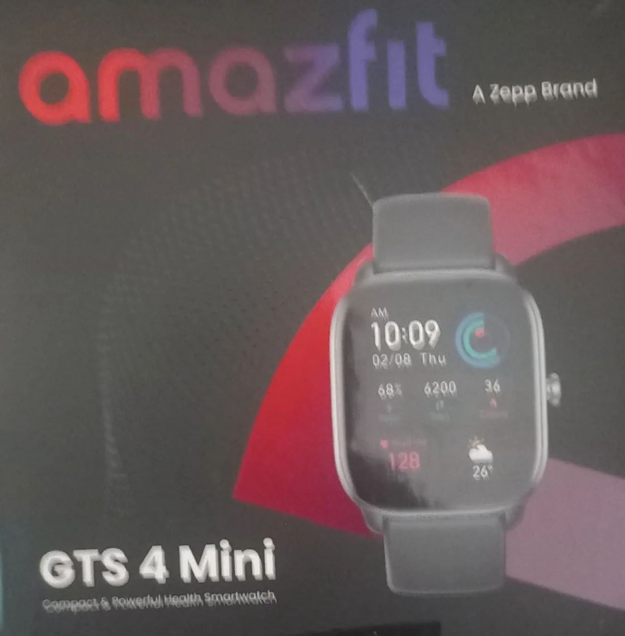 Smartwatch Amazfit Gts 4 Mini 1.65 A2176 Black