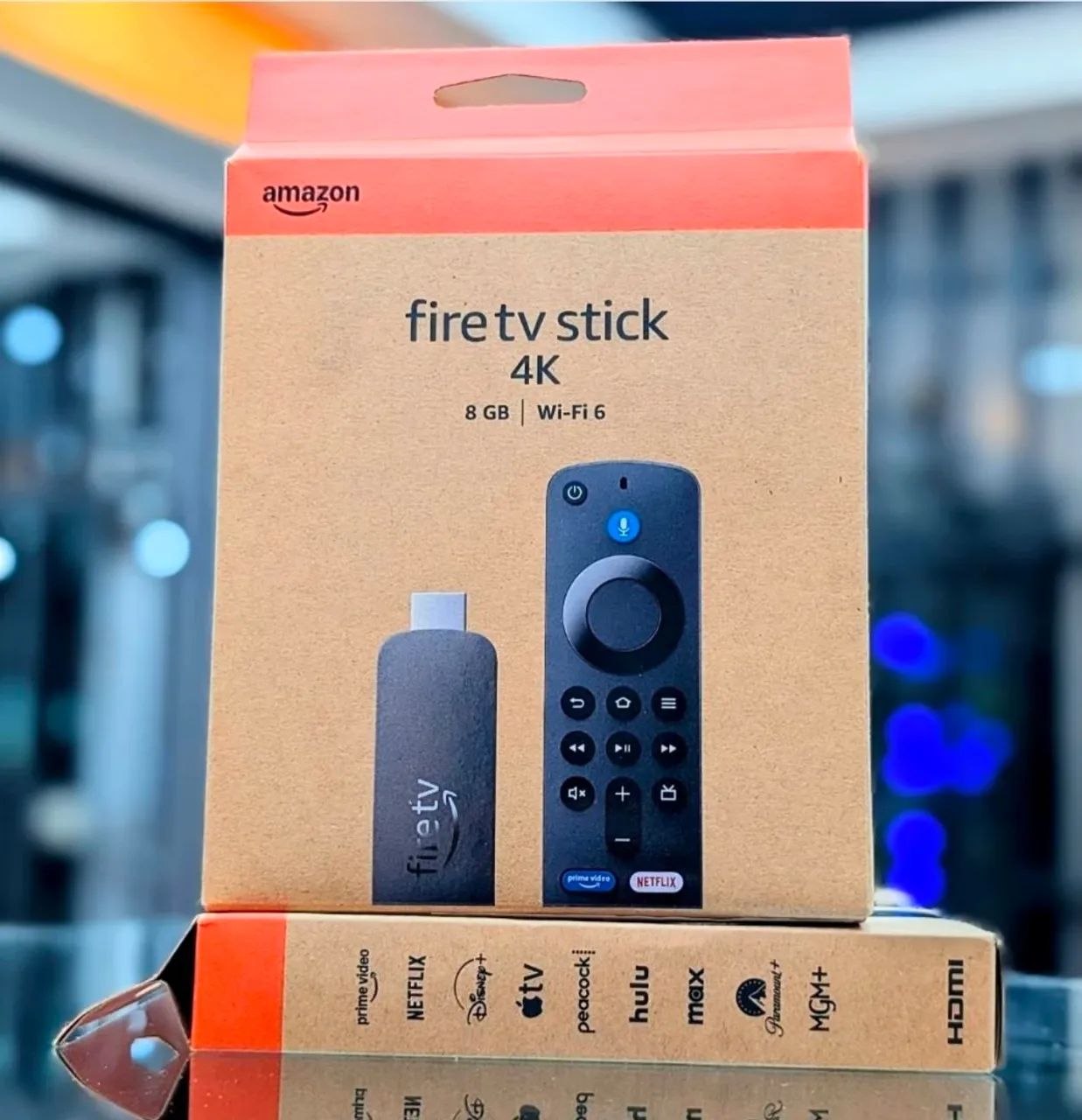 Firetv stick 4k (da amazon) última geração, novo