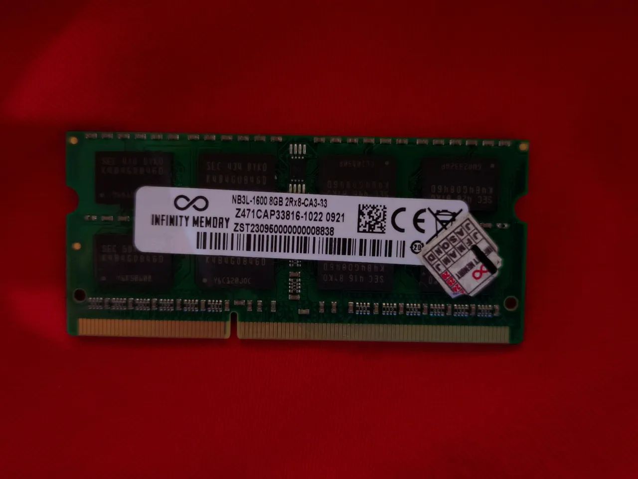Memórias para notebook 
