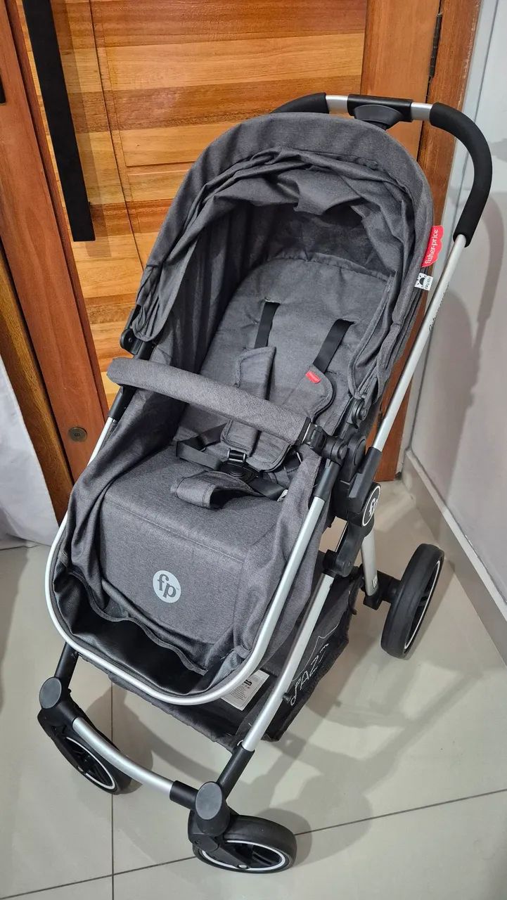 Carrinho de Bebê Moisés Jazz Fisher Price 2 em 1 - Foto 3