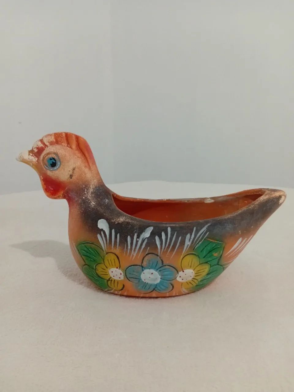 Galinha de Cerâmica Decoração Antiguidade
