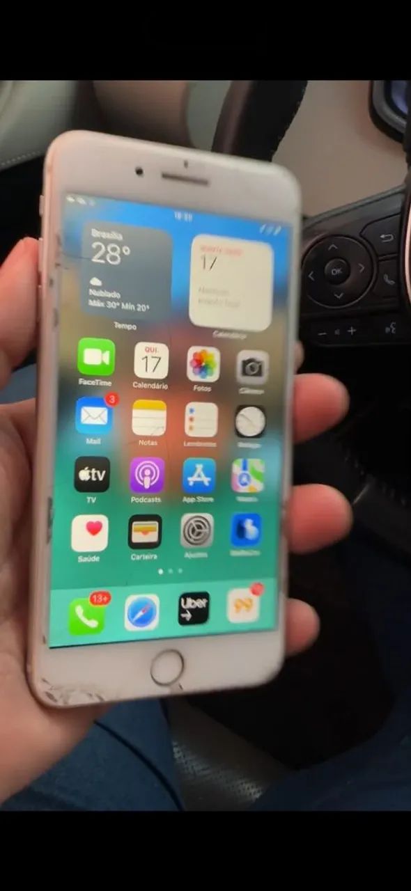 iPhone 8 plus funcionando tudo 
