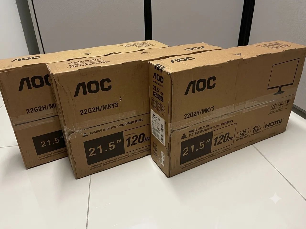 Monitor Gamer AOC 22 polegadas 120hz - Lacrado