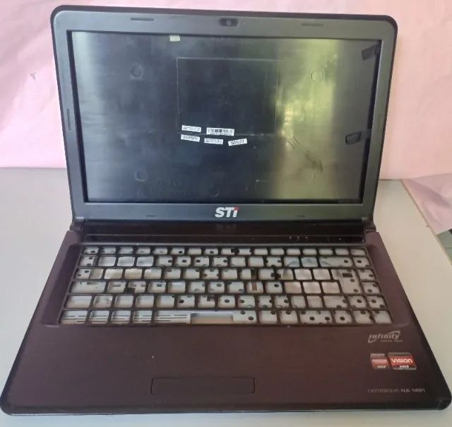 carcaça notebook sti 1401