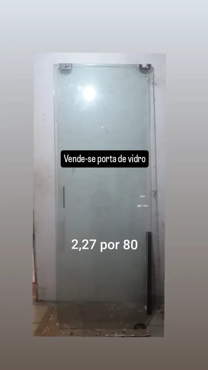 Porta de vidro 