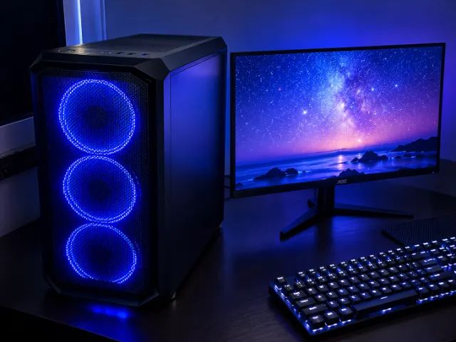 Monitor AOC Full HD 75Hz - Ótimo Estado - Foto 2