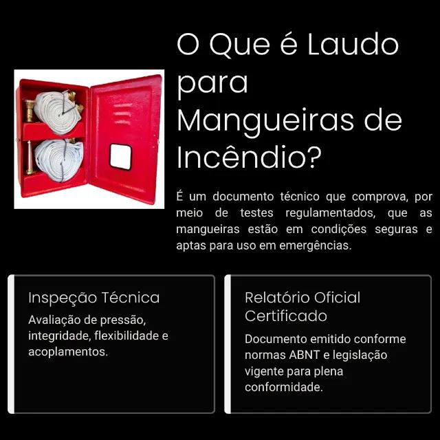 Laudo de mangueiras de incêndio - Foto 2