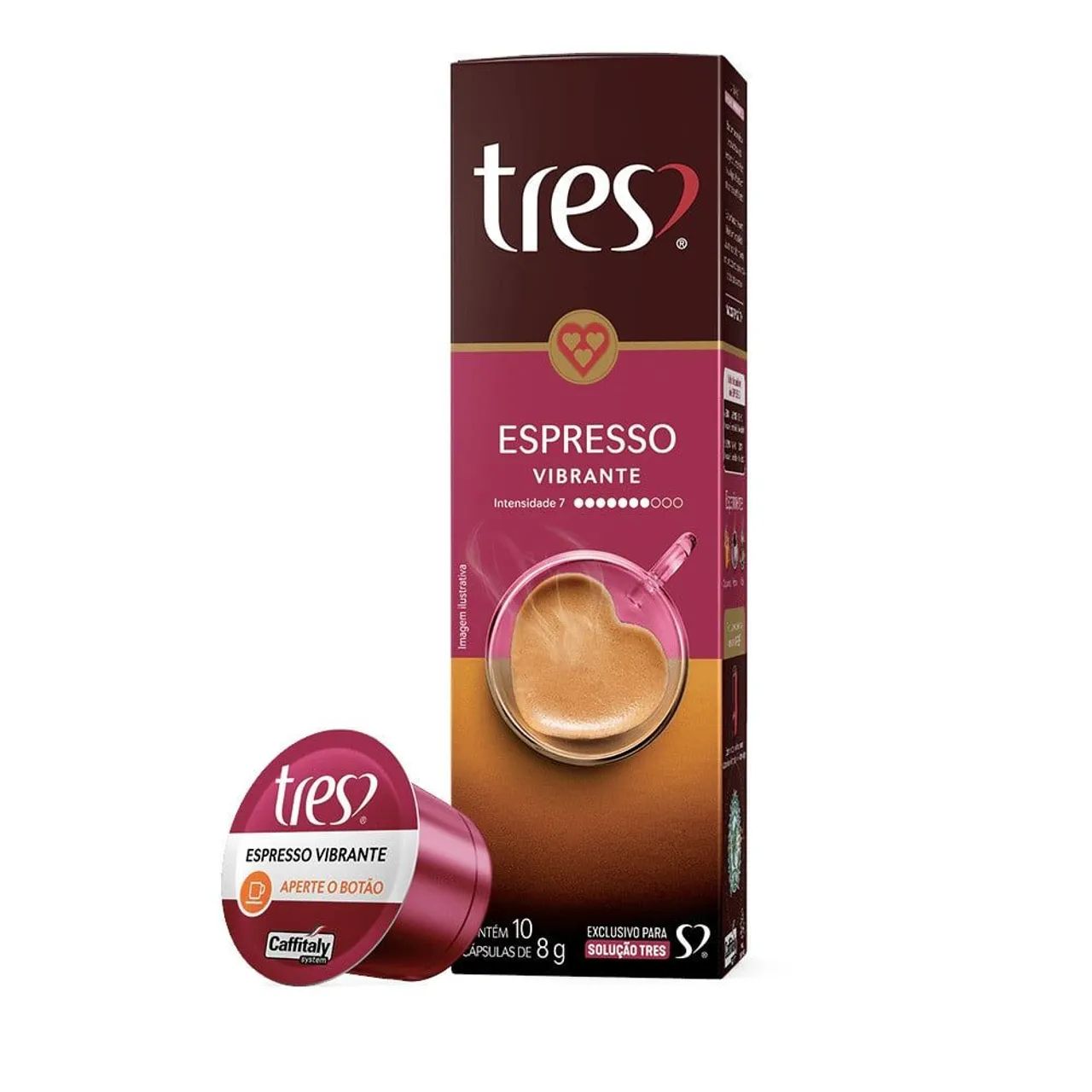 30 cápsulas café três corações