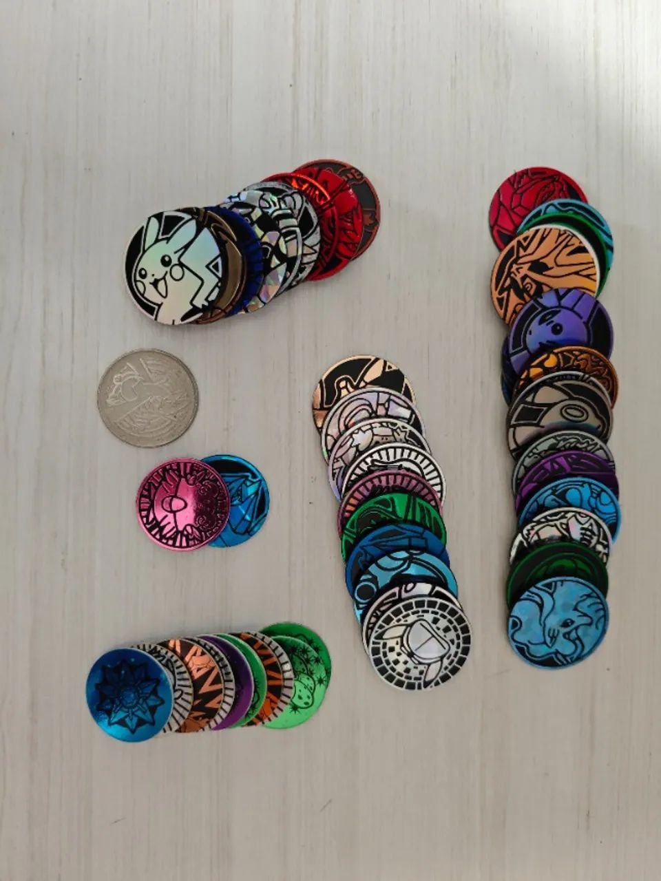 Lote Moedas Pokemon TCG