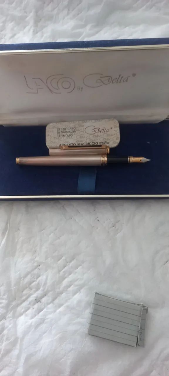 Caneta tinteiro DELTA Prata 925