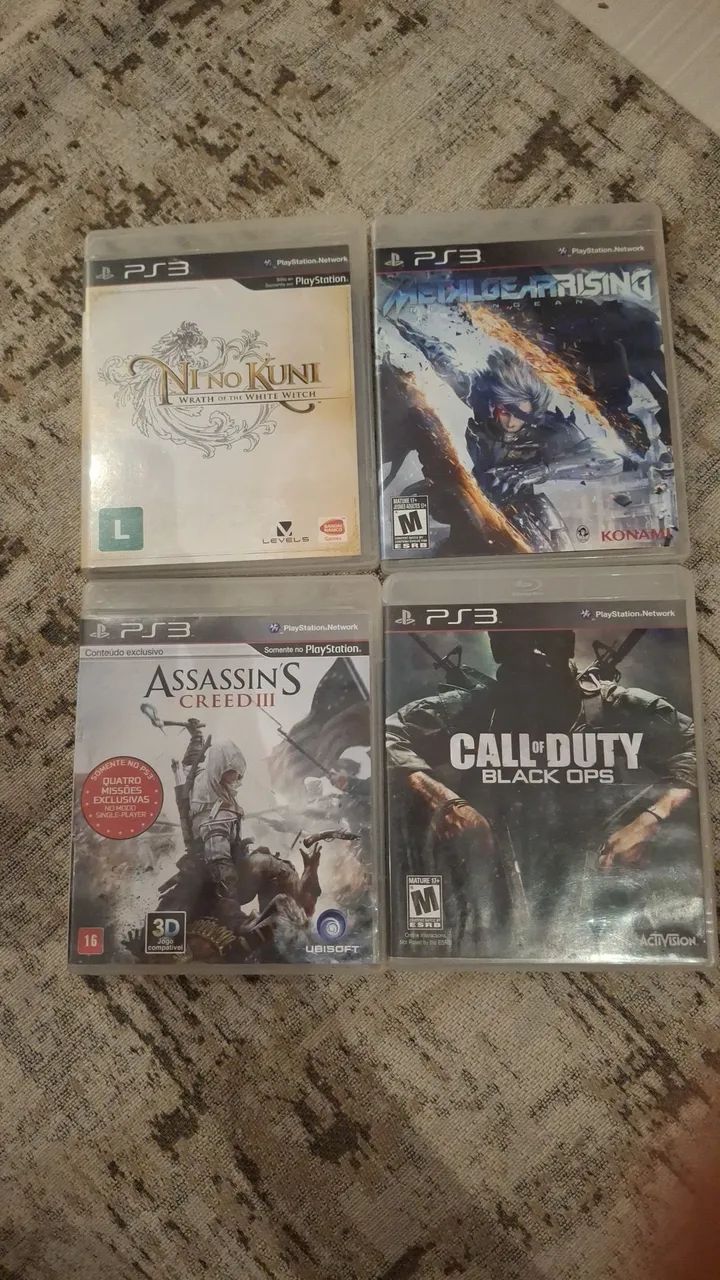 Lote d jogos de ps3