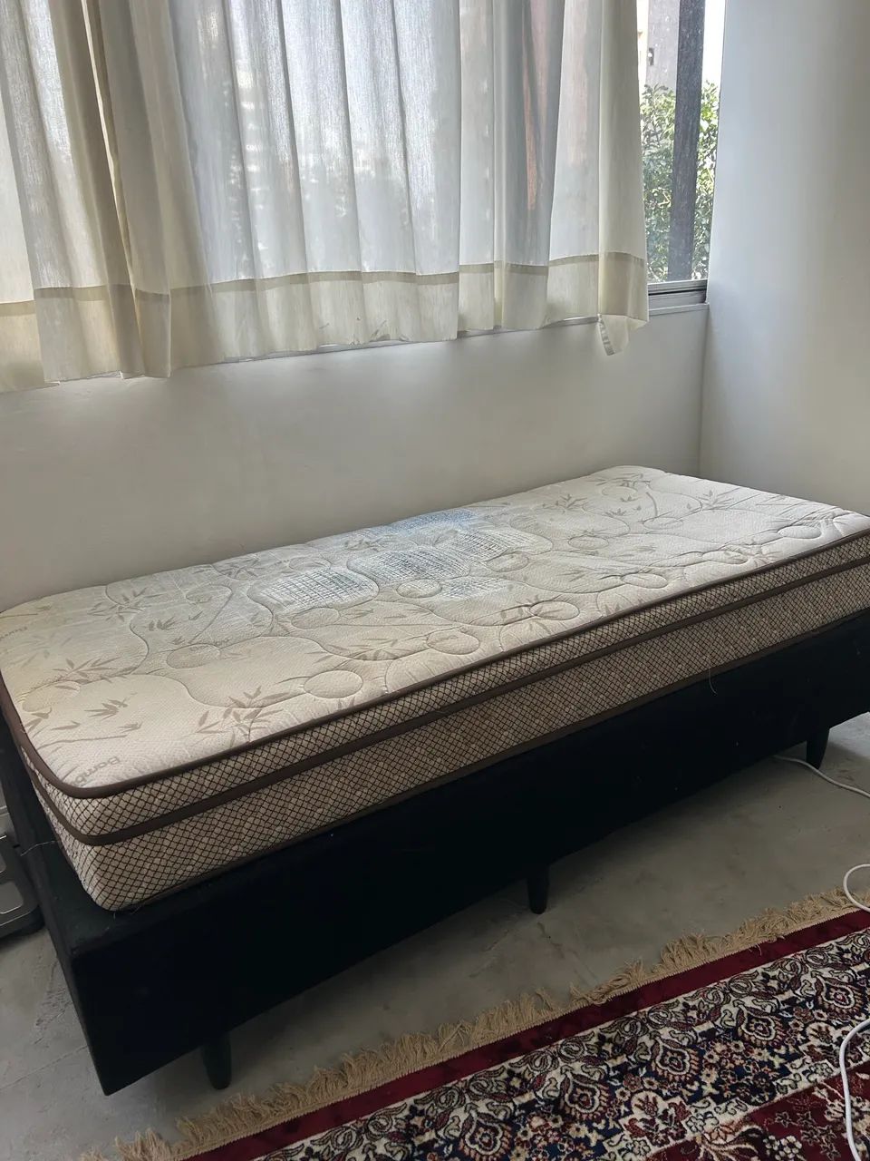 Cama box solteiro com colchão espuma  - Foto 3