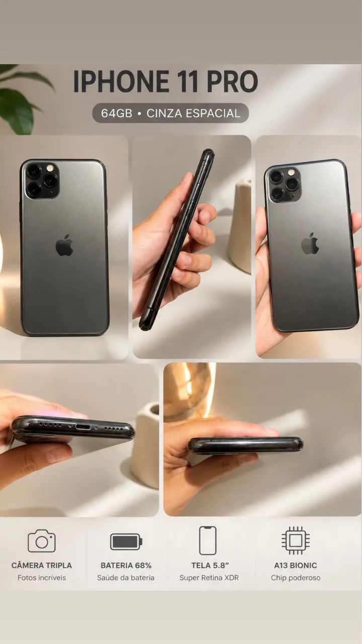 Apple iPhone 11 Pro 本体 64GB iPhone 11 Pro 64GB - Celulares e Smartphones - Serrinha, Fortaleza