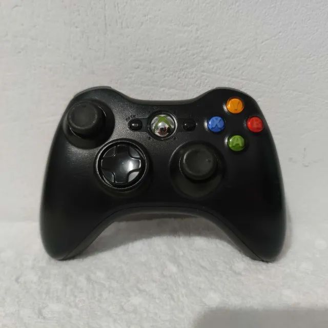 Controle de Xbox 360 Original Preto Usado
