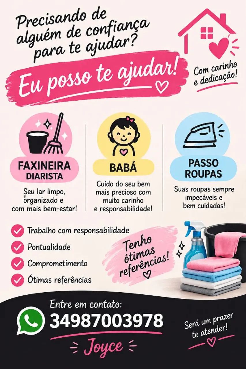 Estou aqui anunciando meus serviços 