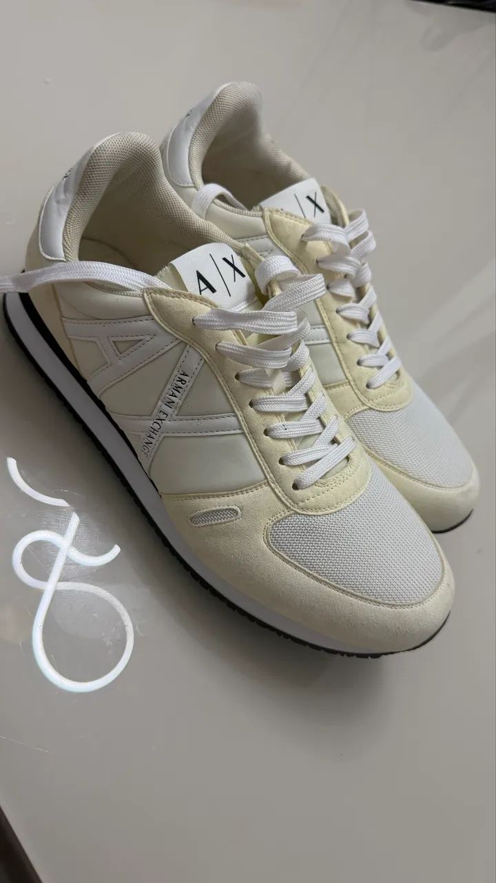 Tênis Armani Exchange - Off White 42