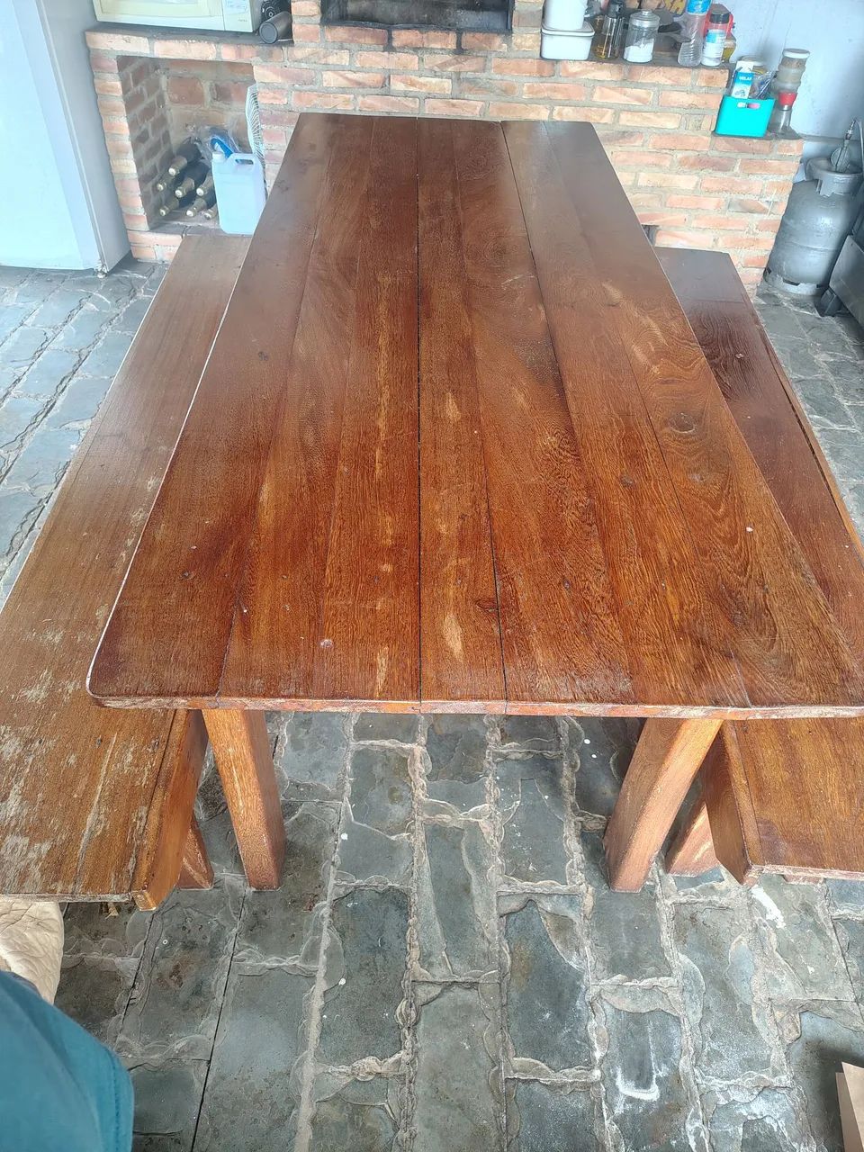 Mesa em madeira maciça  - Foto 2