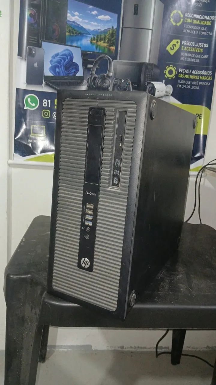 CPU HP "i5 de 4g 4gb de ram 220gb SSD"