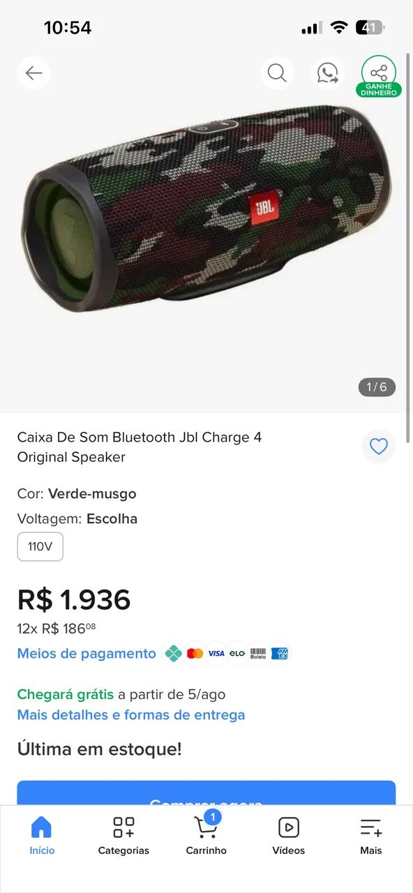 jbl charge 4 - Foto 3