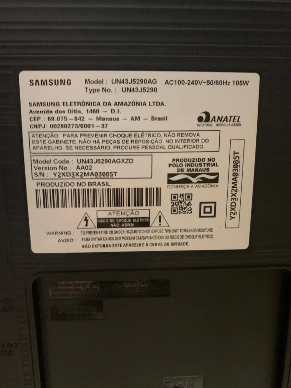 2 TVs COM DEFEITO