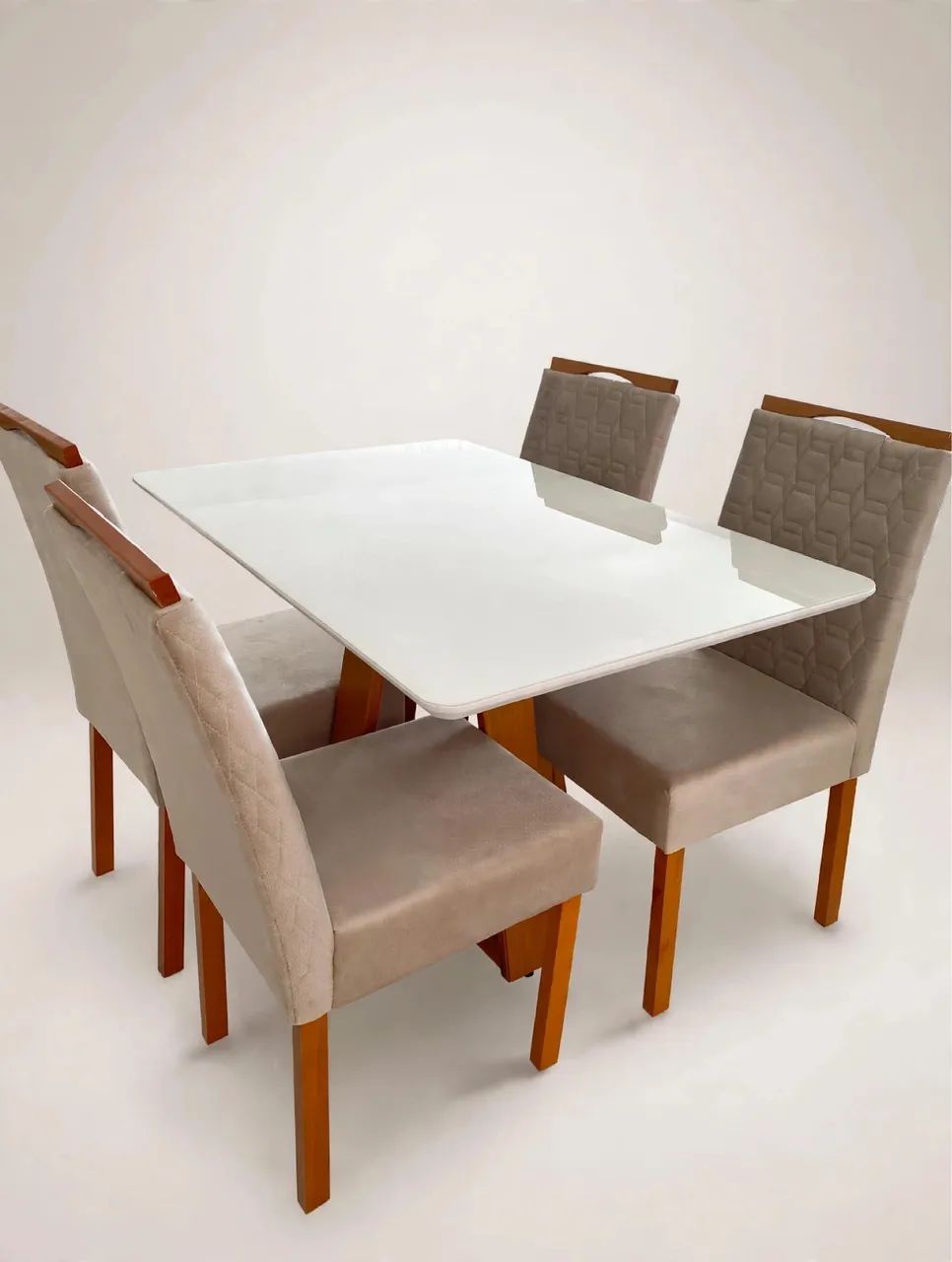 Mesa de jantar 4 cadeiras nova  - Foto 2