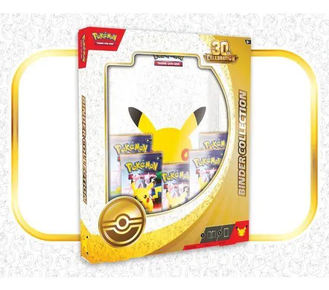 Pokémon Binder Collection 30th Celebration Inglês 5 Boosters - Foto 2