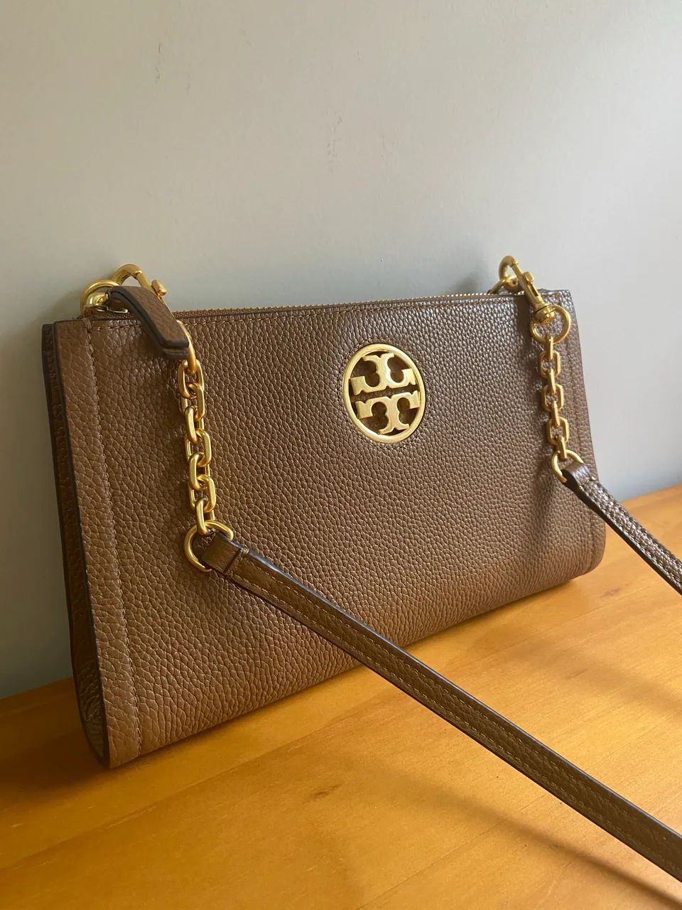 Tory Burch bolsa Caramelo Original Nova 