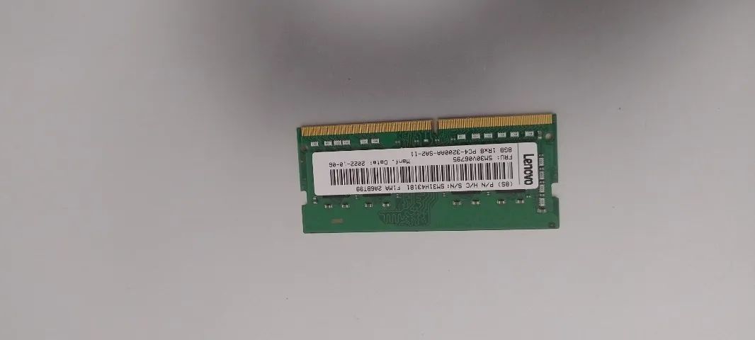 Memória RAM Lenovo 8GB DDR4 3200mhz p/ notebook