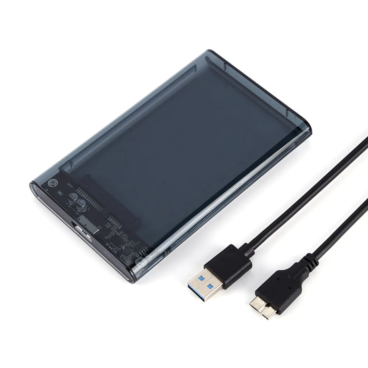 Case 3.0 HD externo USB Preto transparente 453824739289999360