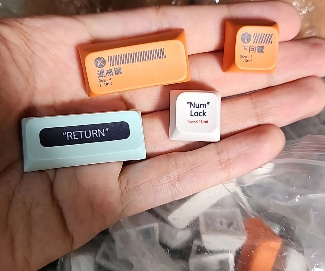 XDA Profile Plastic Theme Keycaps - Foto 2