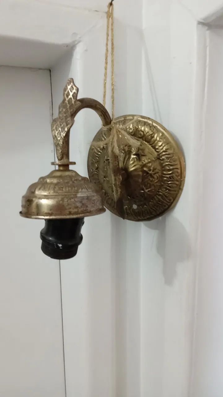 Luminária retrô  rústica 