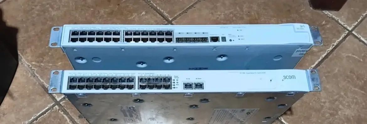 Lote Switch 3com 01= 3c17300  01= 3cr17661-91 Giga - Leia!!!