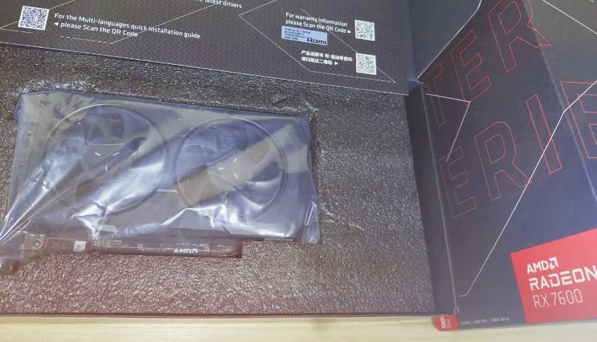 AMD Radeon RX 7600 8GB XFX - Seminova com caixa - Foto 6