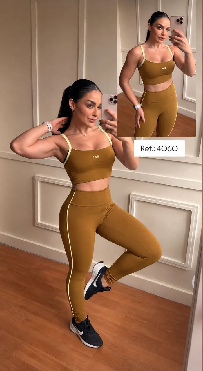 Conjunto calça poliamida 