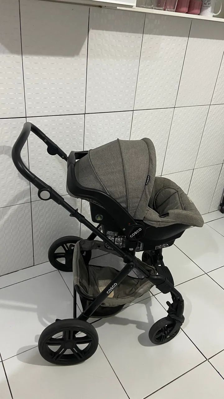 Kit Carrinho de bebê + bebê conforto  - Foto 5