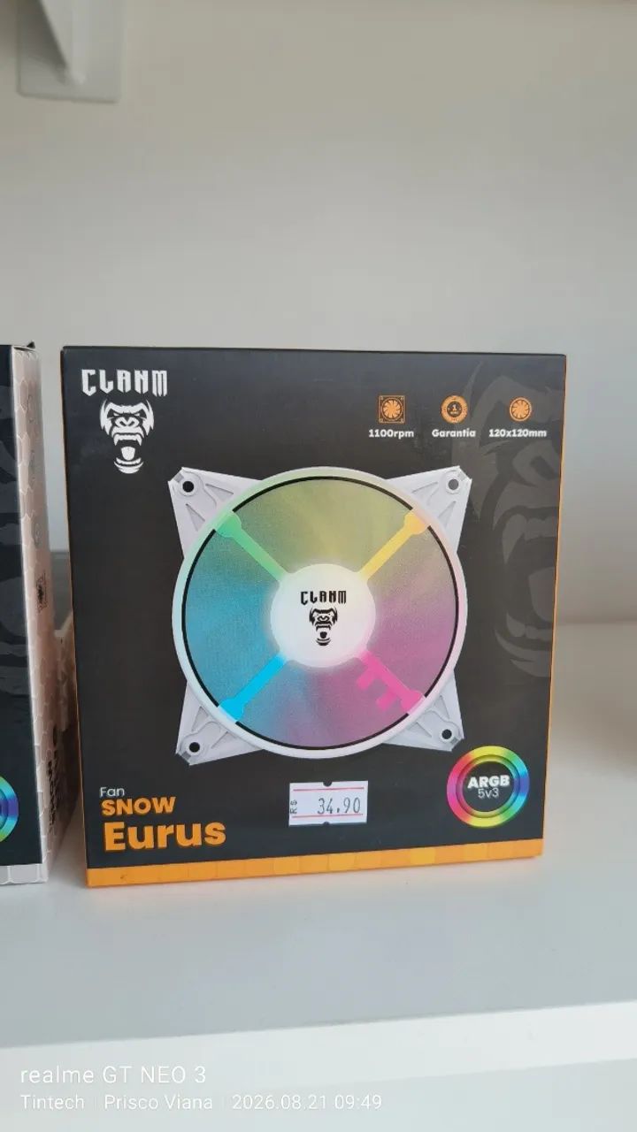 Kit de Coolers 120mm RGB e ARB - Foto 4