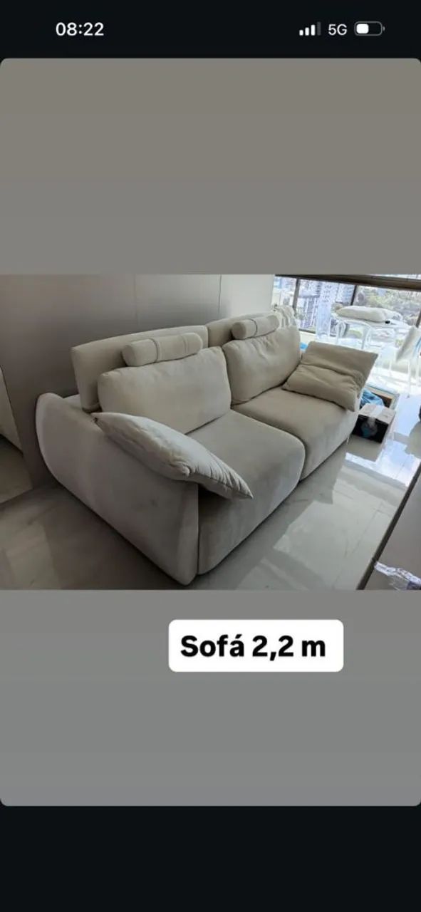 Ótimo Sofá Retrátil 2,2 metros  - Foto 2