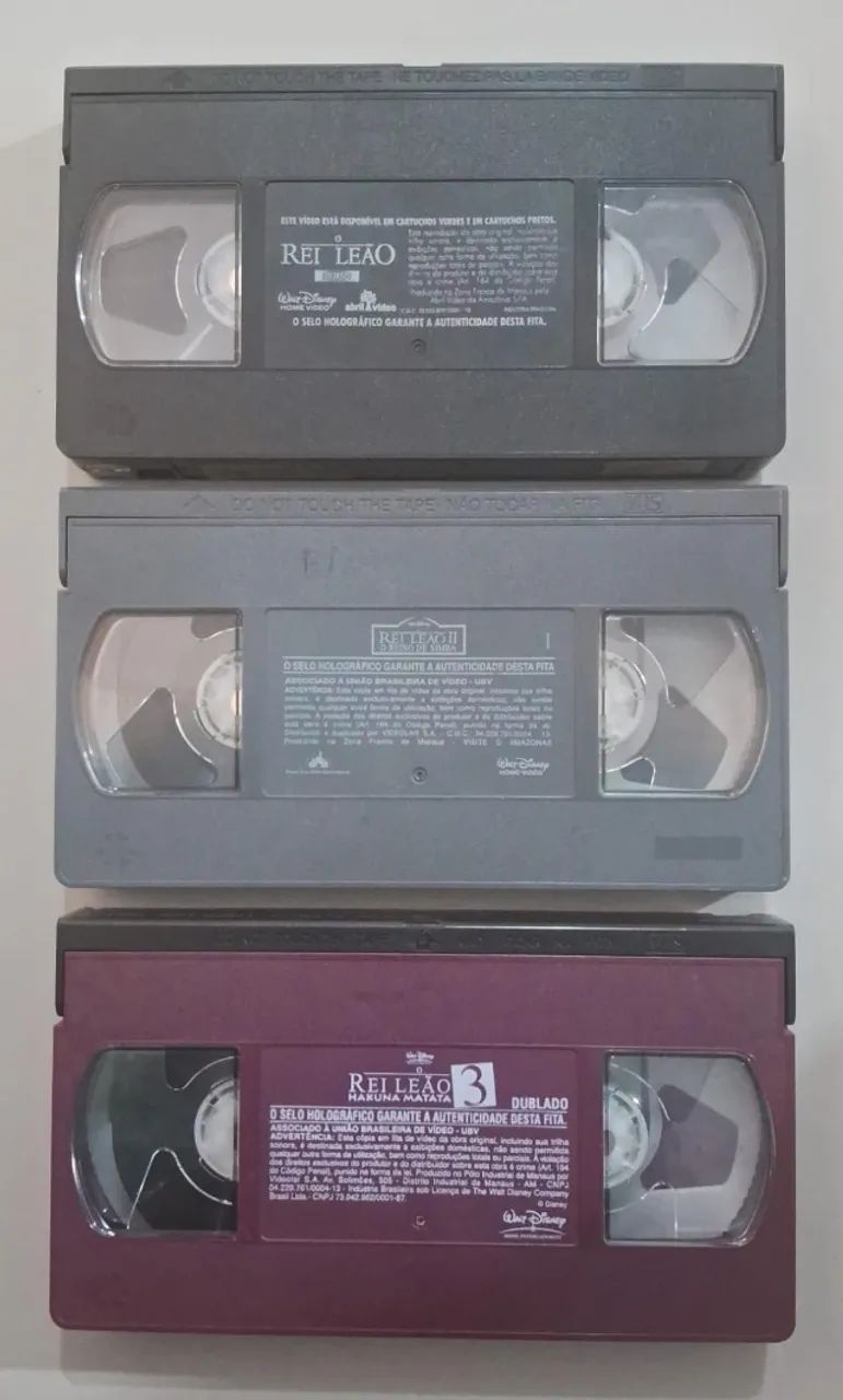 VHS Trilogia O Rei Leão - Foto 2